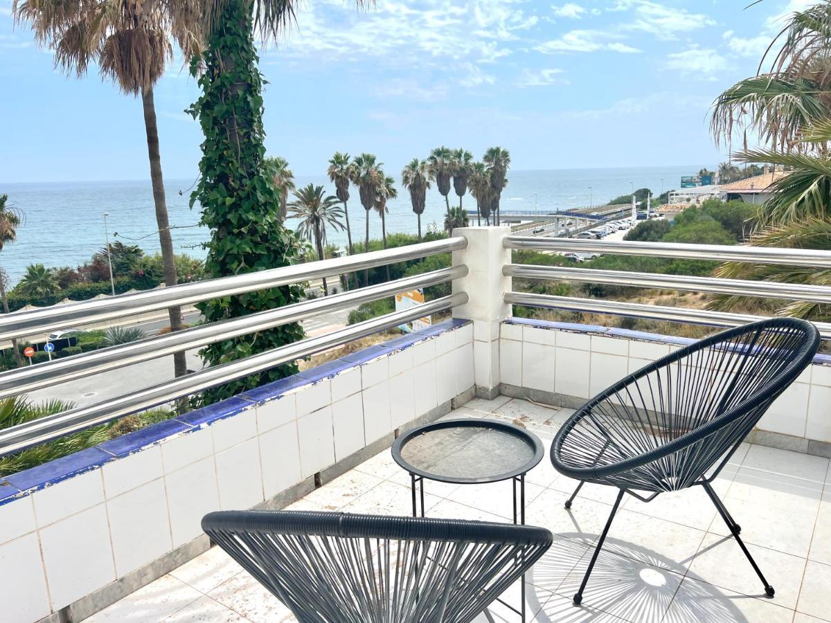 Fabulous Vacation In A 2 Bedroom Townhouse With 2 Terraces Overlooking The Sea, Suitable For 6 People 3 Swimming Pools Tennis And 200 Mts From The Sea El Faro Bagian luar foto